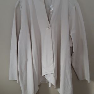 D & Co one-button Drape Cardigan